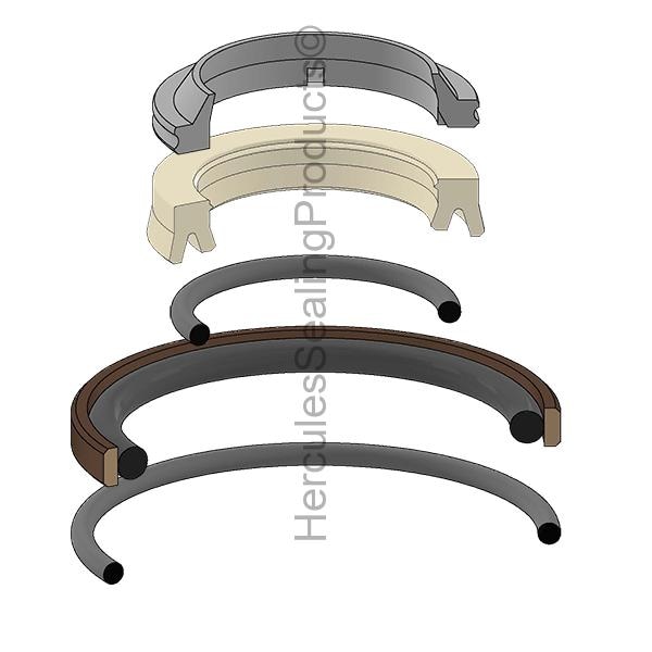 Clark Lift Trucks - After Market Parts Hydraulic Cylinder Repair Kit- 3/4 X 2-3/4 1830649 - main